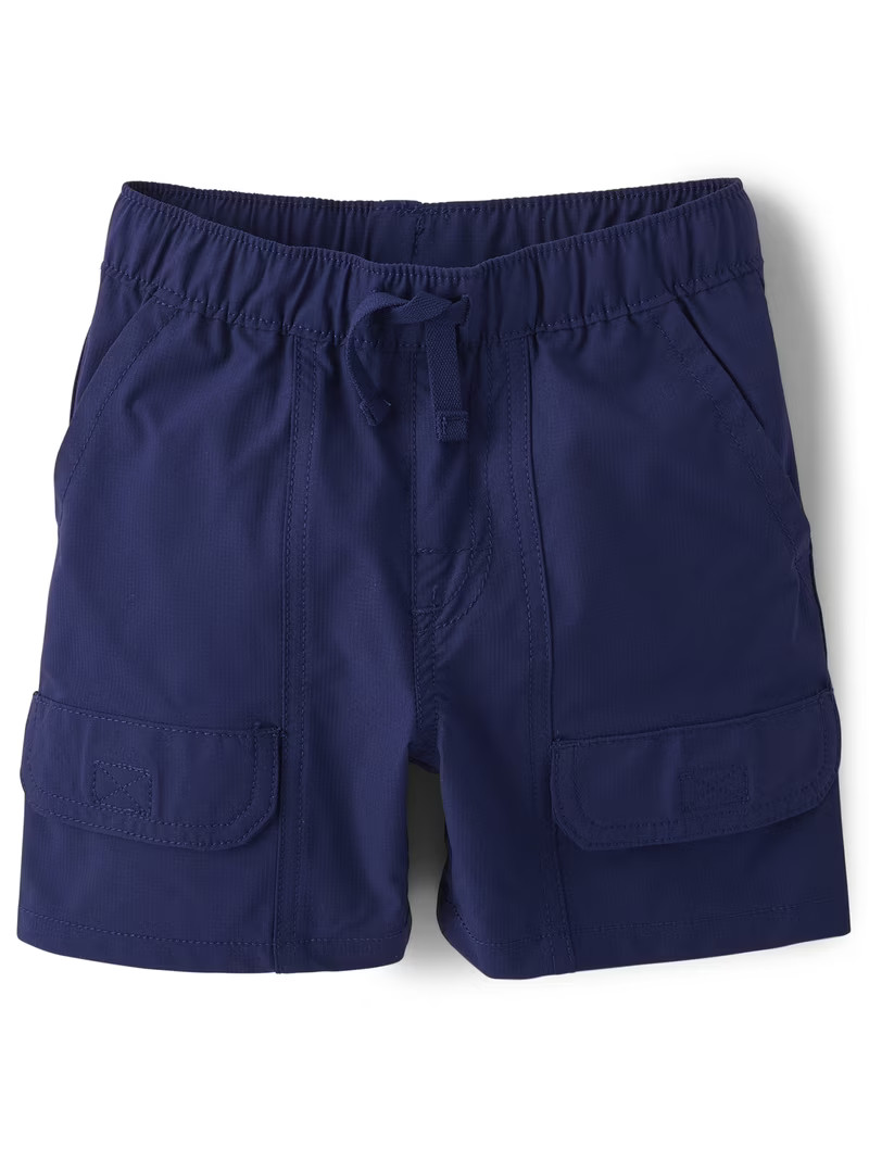 The Children's Place Baby & Toddler Boys Quick Dry Ripstop Cargo Shorts, Sizes 6M-5T | Walmart (US)