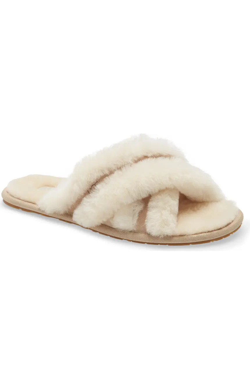 Scuffita Genuine Shearling Slide Slipper (Women) | Nordstrom