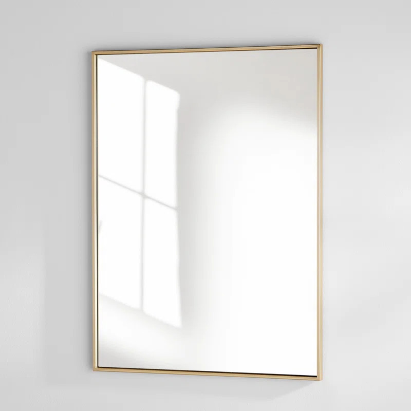 Sabine Metal Rectangle Wall Mirror | Wayfair North America