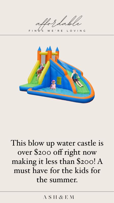 Blow up water castle for $200 off right noww

#LTKSaleAlert #LTKSwim #LTKKids
