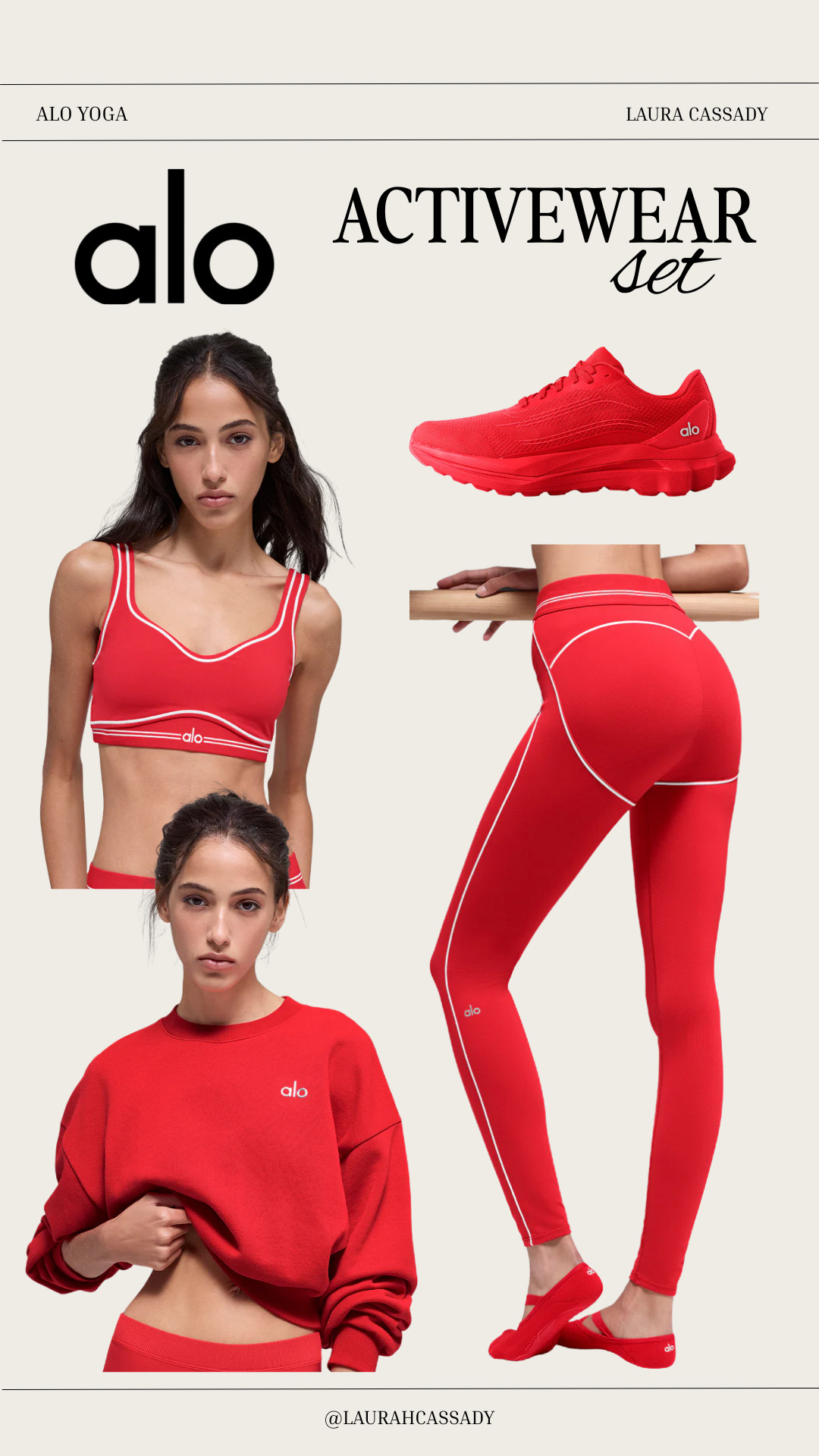 Fresh, bold, and perfect for every workout 🤍🔥 This Alo activewear set is giving the best fit + support — and the new red shade is so good. Linking the full look and the matching pieces! 

 #AloYoga #AloPartner #ActivewearFavorites #WorkoutOutfitIdeas #FitnessStyle #AthleisureFinds #GymOutfitInspo #LTKfit #LTKactivewear #LTKsale #LTKHoliday #LTKSeasonal #LTKTall