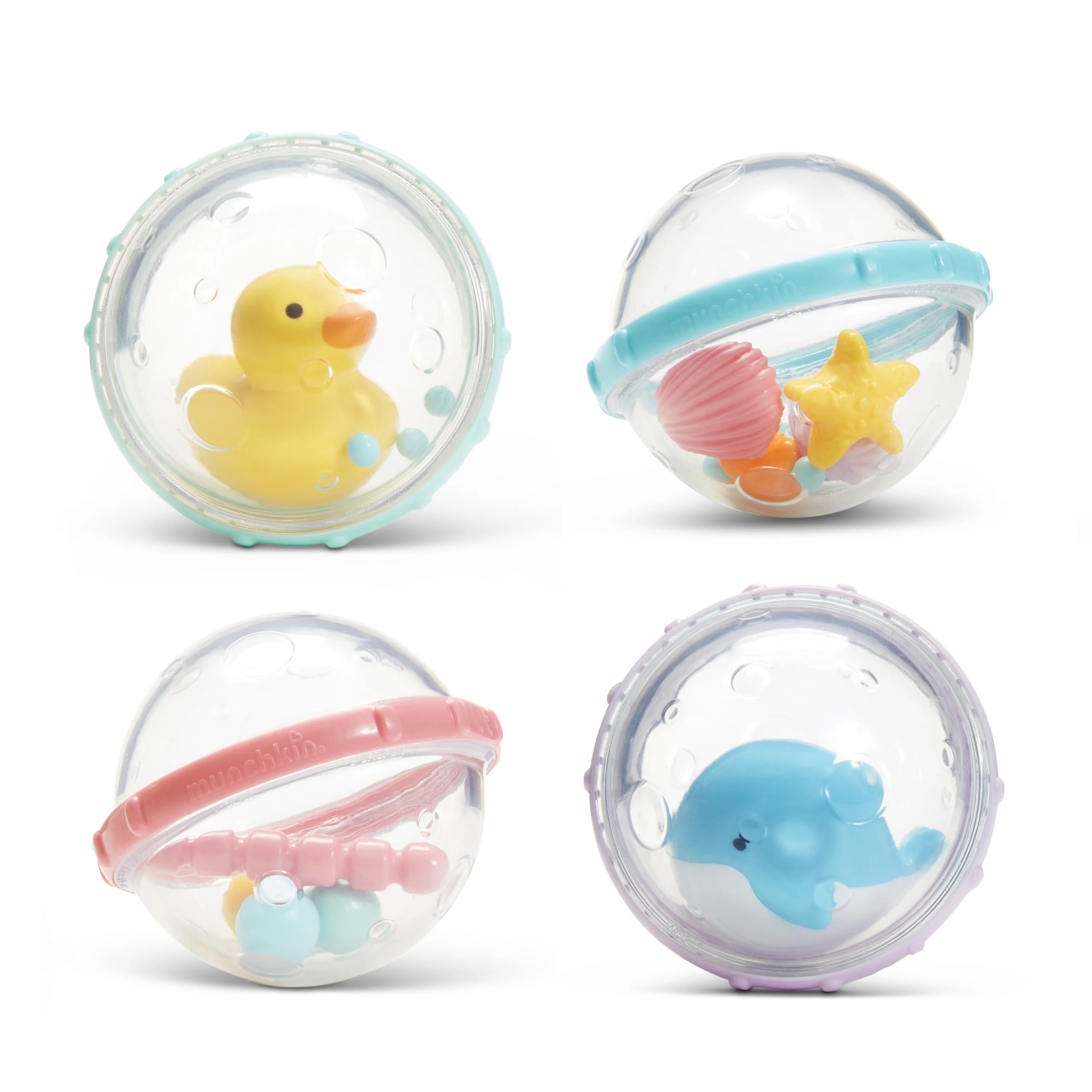 Munchkin® Float & Play Bubbles™ Baby and Toddle Bath Toy, 4 Pack, Unisex | Walmart (US)