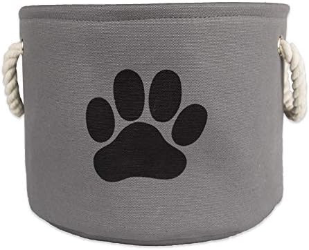 Bone Dry Collapsible Bin, Medium Round, Gray | Amazon (US)