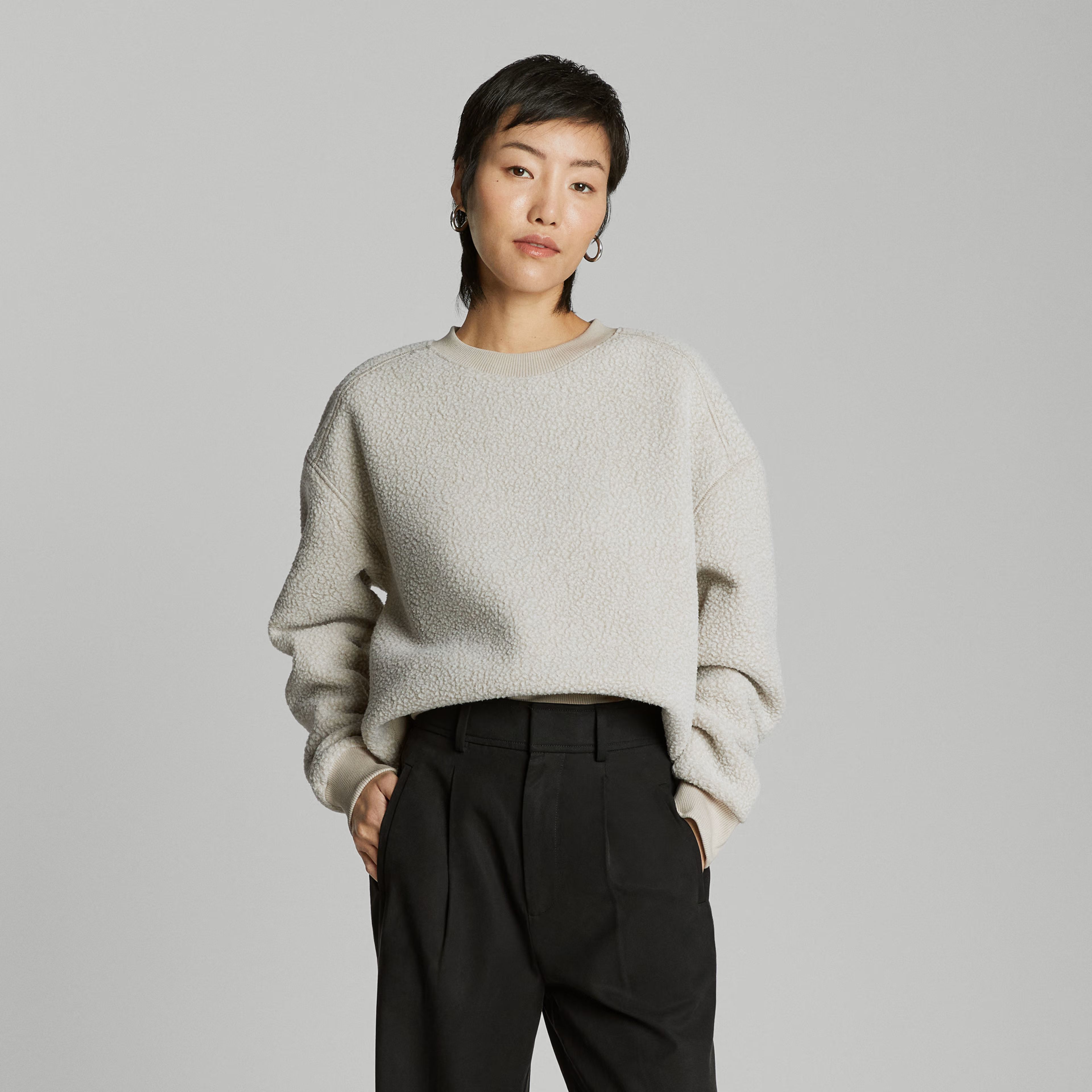 The ReNew Teddy Oversized Crew | Everlane