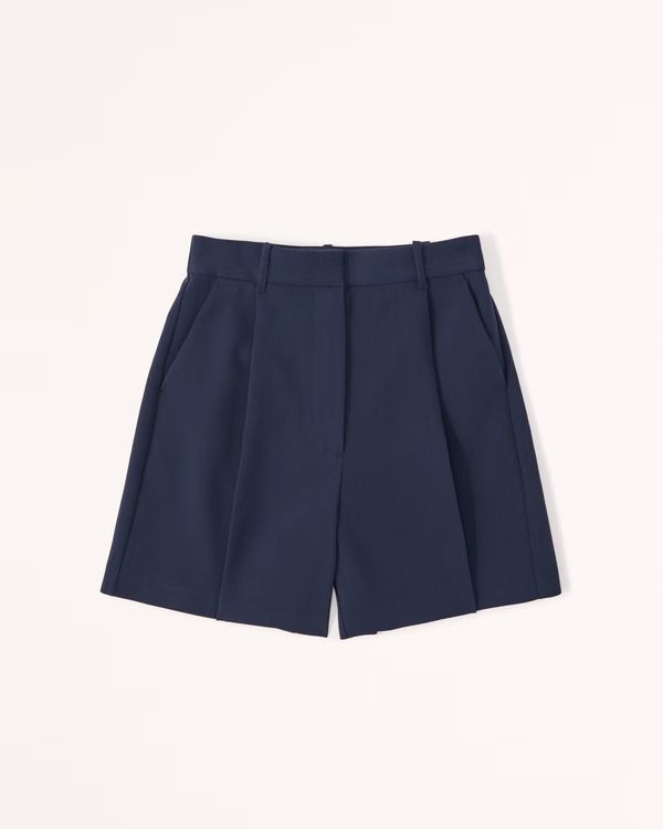 Women's Ultra High Rise Tailored Short | Women's Clearance | Abercrombie.com | Abercrombie & Fitch (US)