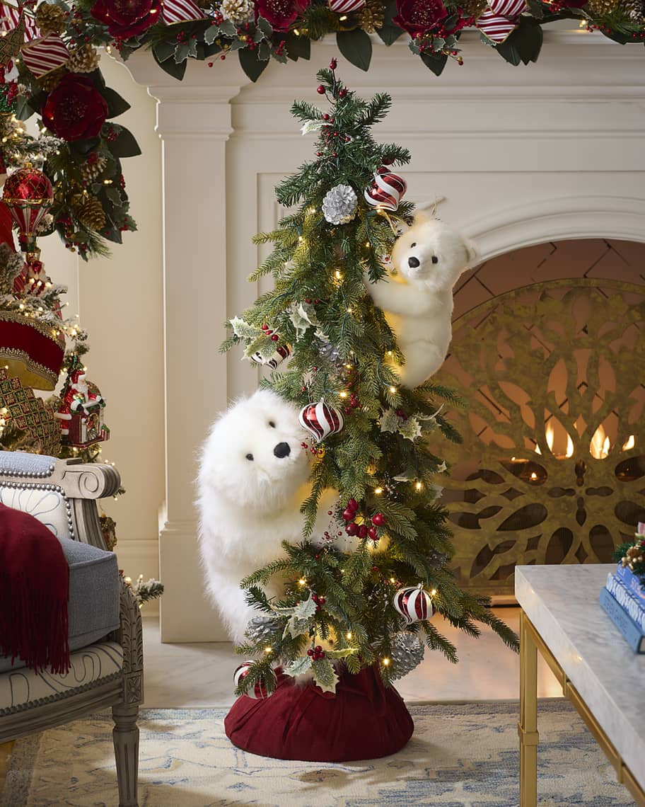 Ditz Designs Peppermint Cheer White Play Tree, 48" | Neiman Marcus