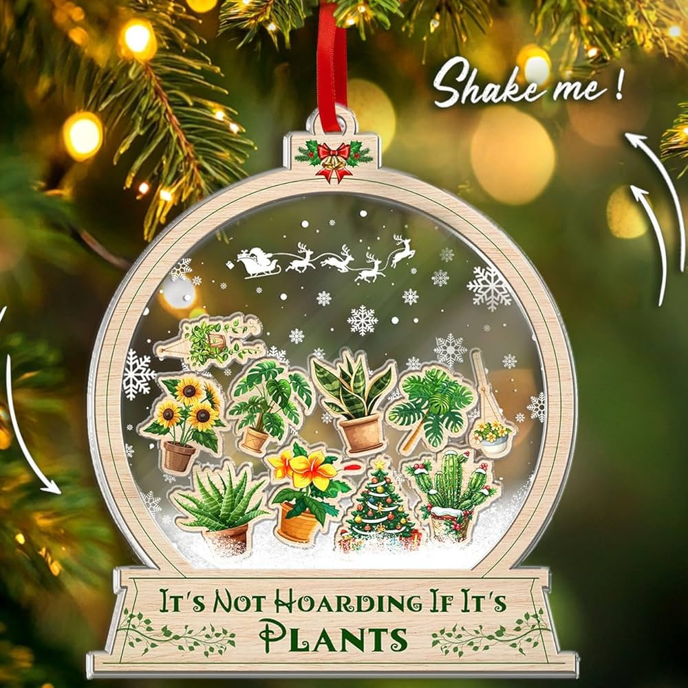 Gardening Ornaments, Gardening Ornaments for Christmas Tree, Shaker Christmas Ornament 2024, Gard... | Amazon (US)