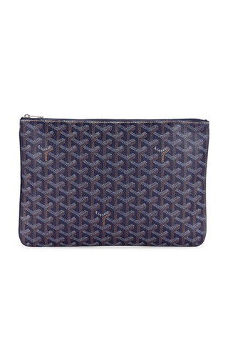 Goyard Senna Pochette Bag in Navy | FWRD 