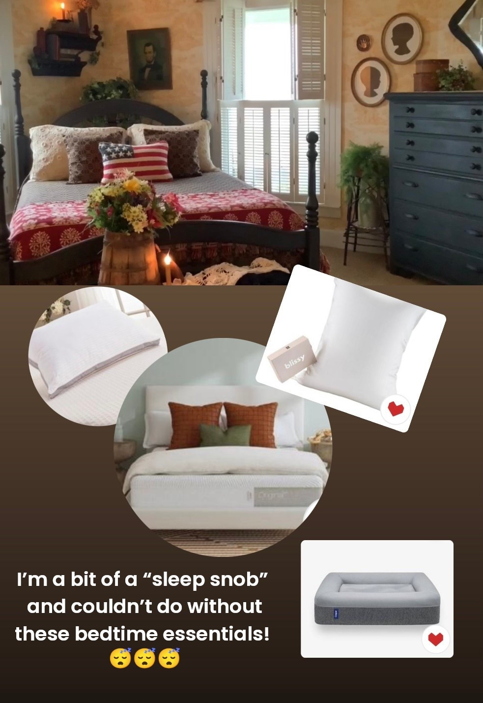 We swear by our Casper brand mattress for that cuddled feeling but with support. (Our personal preference is Casper Snow.) Then if you’re a side sleeper, the Indulgence pillow by Isotonic is pure perfection. And, if you’re like me, I like my own pillowcase!!! Blissy brand pillow cases are 100% Mulberry Silk ~ they’re more gentle on hair and skin and stay cool to the touch! 🫶🏻 (Oh and Casper also makes dog beds!!!!! 🐶
@Target  @Macys @ULTA Beauty 
