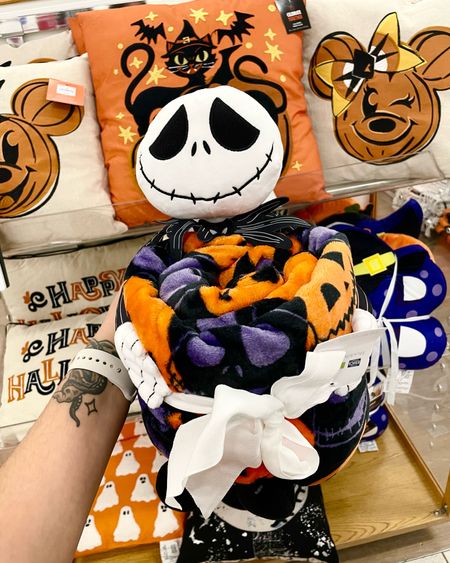 This was a fun find! This is a Jack Skellington blanket and plushie set. Perfect for the “Nightmare Before Christmas” fan in your life. 

#LTKkids #LTKSeasonal #LTKunder50