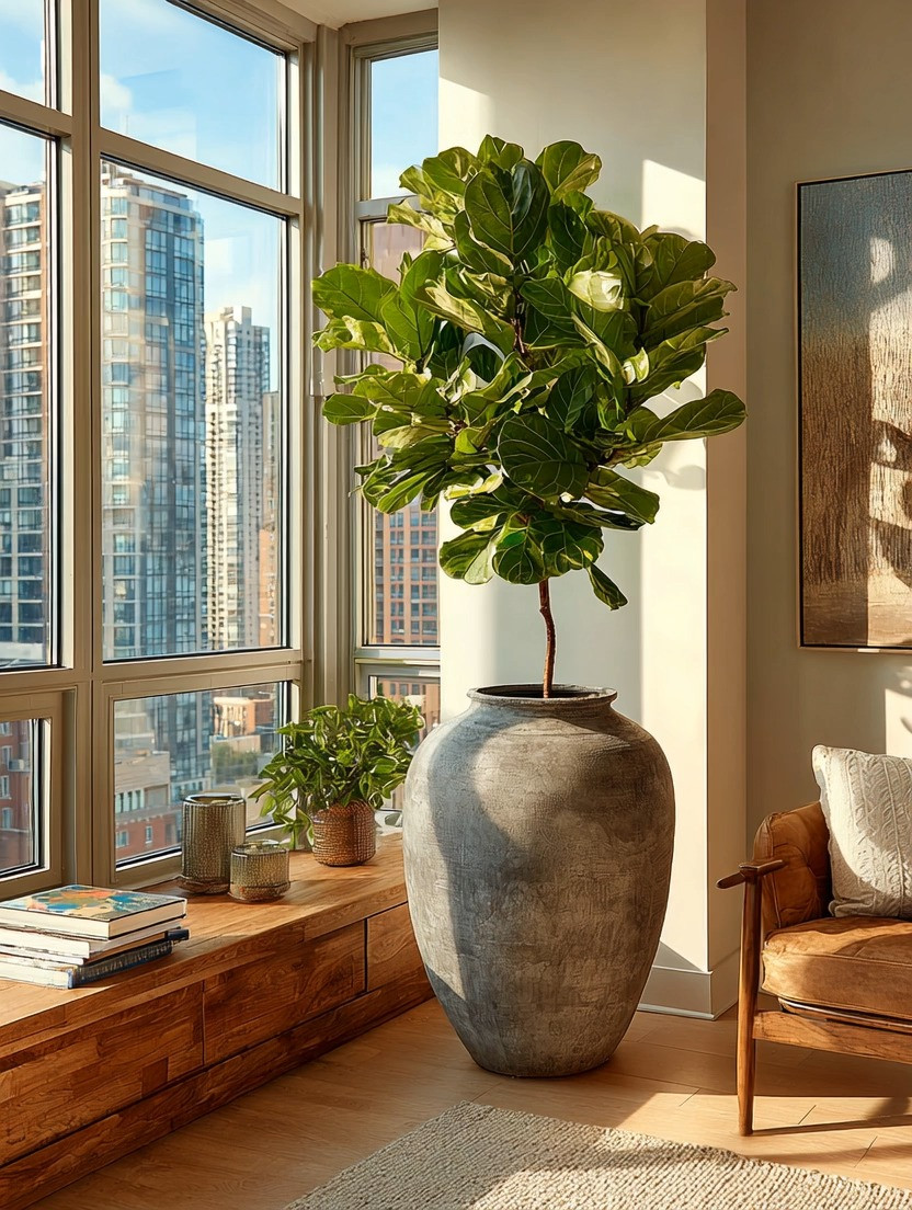 Empty corners are missed opportunities.

One simple addition can completely transform your space—a statement planter with a lush fiddle leaf tree.

The soft grey planter grounds the room, while the vibrant greenery brings life, balance, and that essential “earth energy” every home needs.

Place it by a window, next to your sofa, or in a quiet bedroom corner—and if you have natural light, even better. That’s where this look truly comes alive.

We’ve curated multiple sizes in both planters and trees to fit every space—small corners to large statement areas.

This is one of the easiest ways to elevate your home instantly.

#homedecor #cornerdecor #plantsathome #fengshui 

 #LTKHome