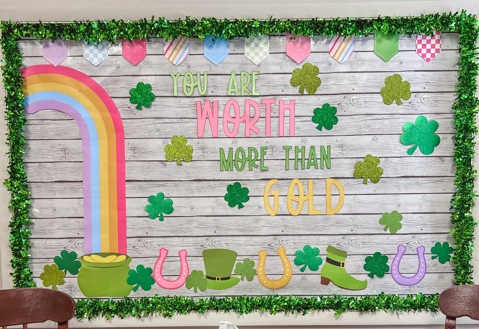Worth more than Gold bulletin board 🌈☘️✨

#LTKSeasonal #LTKparties