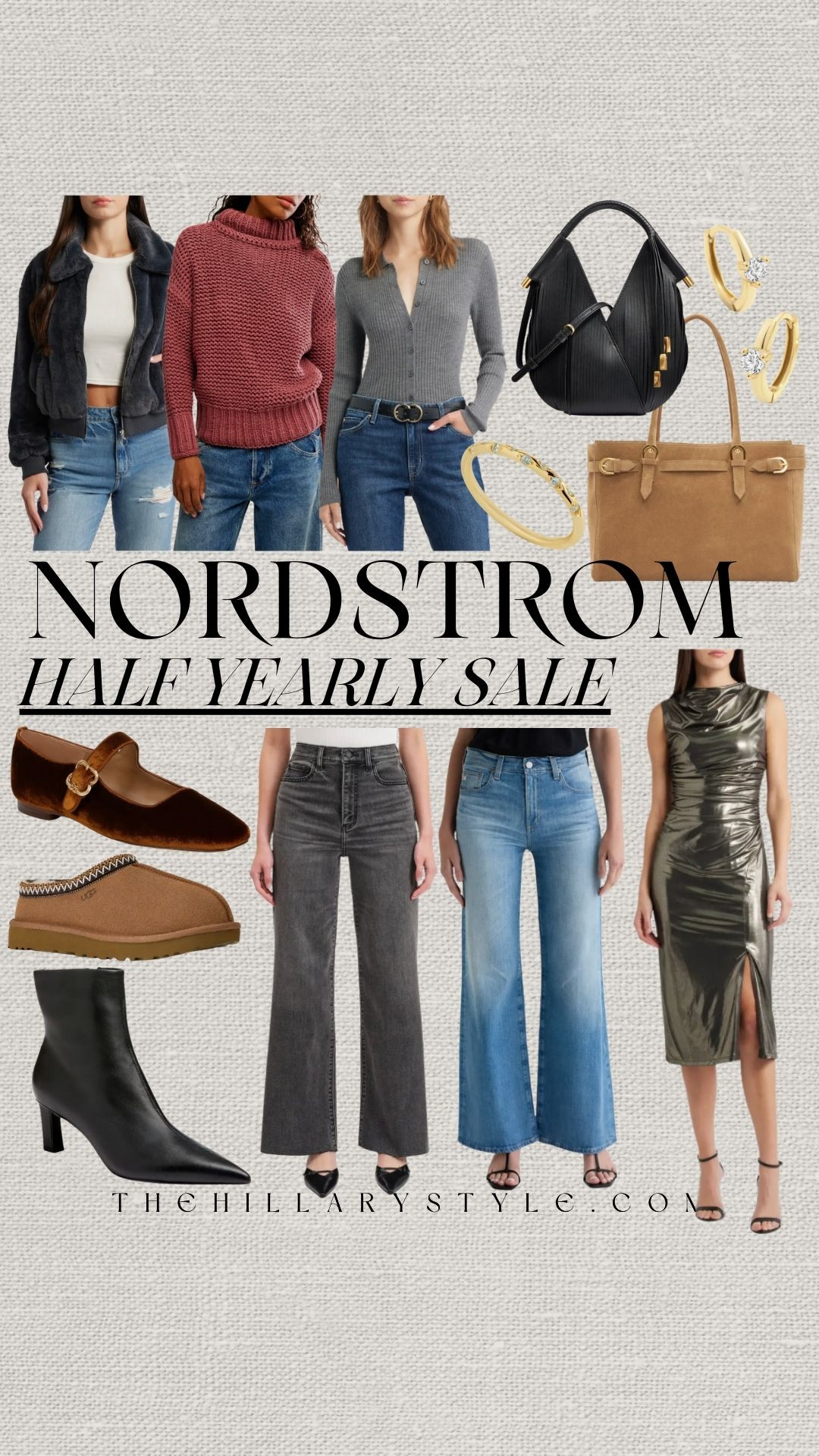 Nordstrom Half-Yearly Sale Haul: Winter Wardrobe Staples on Sale
Score the ultimate winter wardrobe upgrades during the highly anticipated Nordstrom Half-Yearly Sale. This curated selection features must-have brands like UGG, Free People, and AG Denim at incredible prices, perfect for refreshing your capsule wardrobe for 2025. From cozy UGG boots and trending Free People knits to premium AG denim and timeless Donna Karan essentials, these pieces offer the perfect blend of comfort and quiet luxury. Whether you're looking for elevated cold-weather staples or chic winter-to-spring transition items, these sale finds are the high-quality investments your closet needs. Shop the best of the season's new markdowns before they sell out!

#TheHillaryStyle #NordstromSale #NordstromHalfYearly #UGG #FreePeople #AGdenim #DonnaKaran #WinterFashion2025 #LTKsalealert #PinterestFashion #CapsuleWardrobe #QuietLuxury #WinterOutfits #SaleFinds #FashionDeals #WardrobeEssentials #StyleInspo 

 

#LTKSeasonal #LTKOver40 #LTKSaleAlert