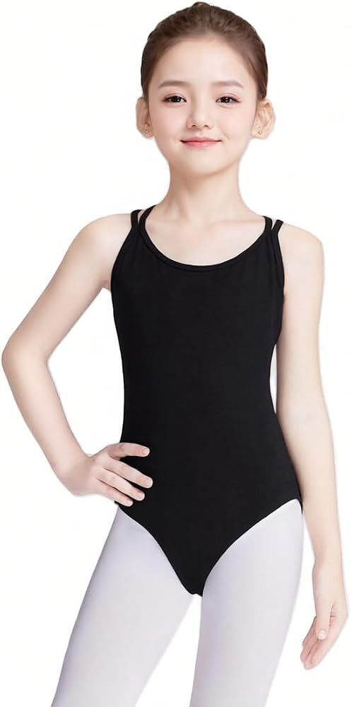 Girls Cotton Ballet Leotard Breathable Dance Leotards with Skirts\uff08Toddler/Little Girls/Big G... | Amazon (US)
