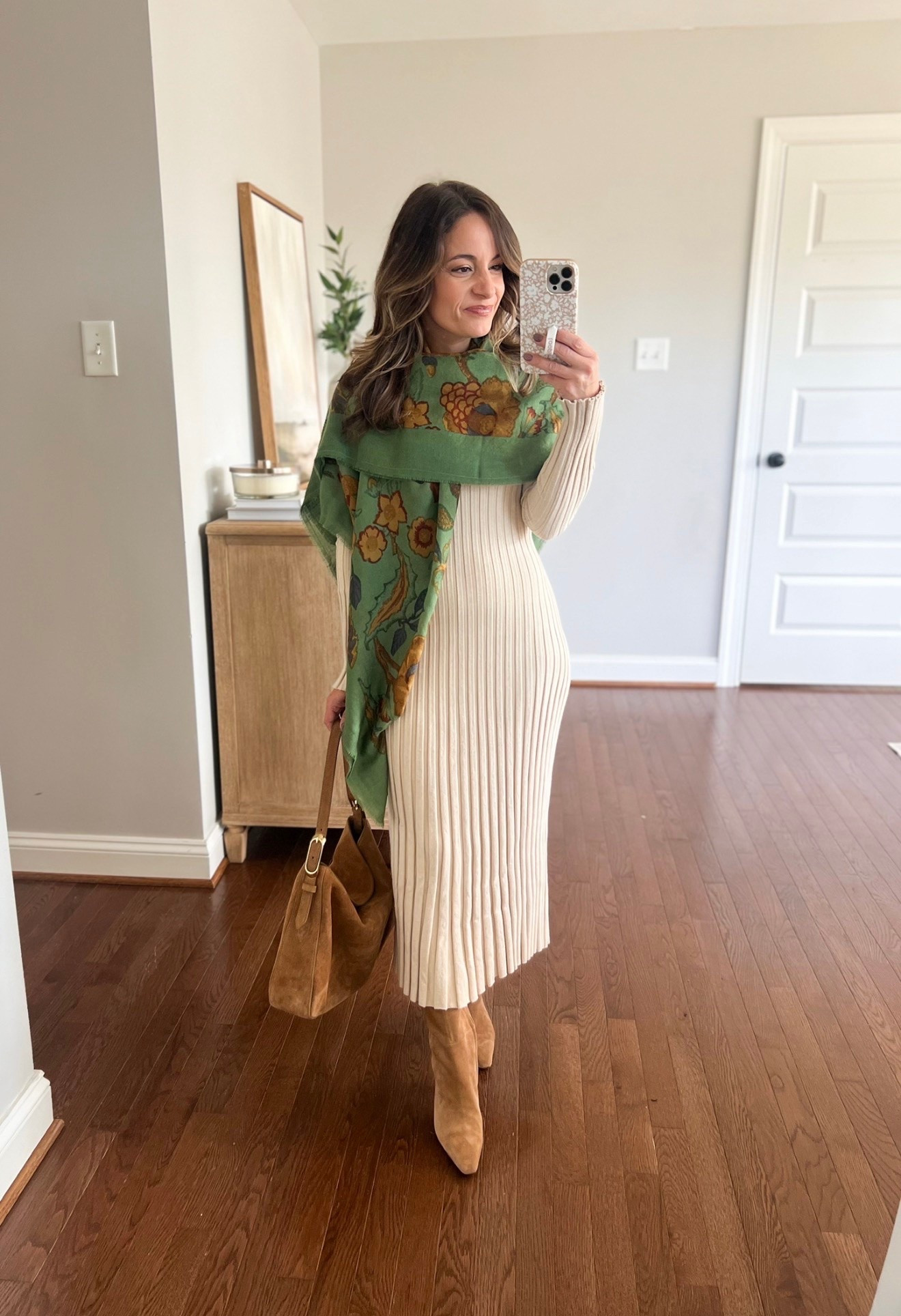 Dresses and skirts that look great with knee high boots! 

Dress: xs 
Boots: true to size (15” shaft height increases with size)

#LTKPetite
