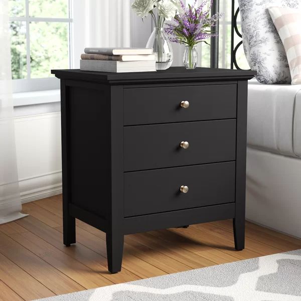 Burchinal Solid + Manufactured Wood Nightstand | Wayfair North America