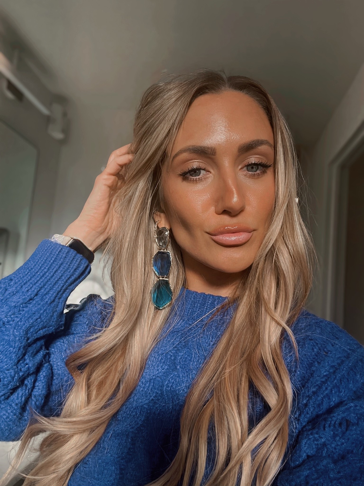 Blue sweater
Blue Gemstone Earrings
Blue Drop Earrings
Statement Earrings
Spring Sweaters
Work Outfits
Spring Jewelry
Spring Accessories
Sale Jewelry

#LTKSpringSale #LTKWorkwear #LTKSaleAlert