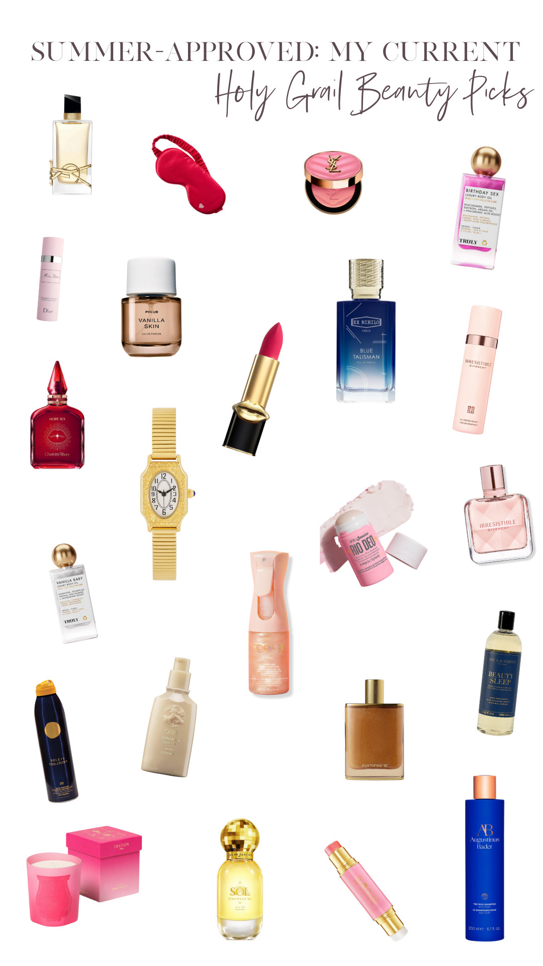 Summer-Approved: My Current Holy Grail Beauty Picks  

 #LTKFindsUnder50 #LTKFindsUnder100 #LTKBeauty