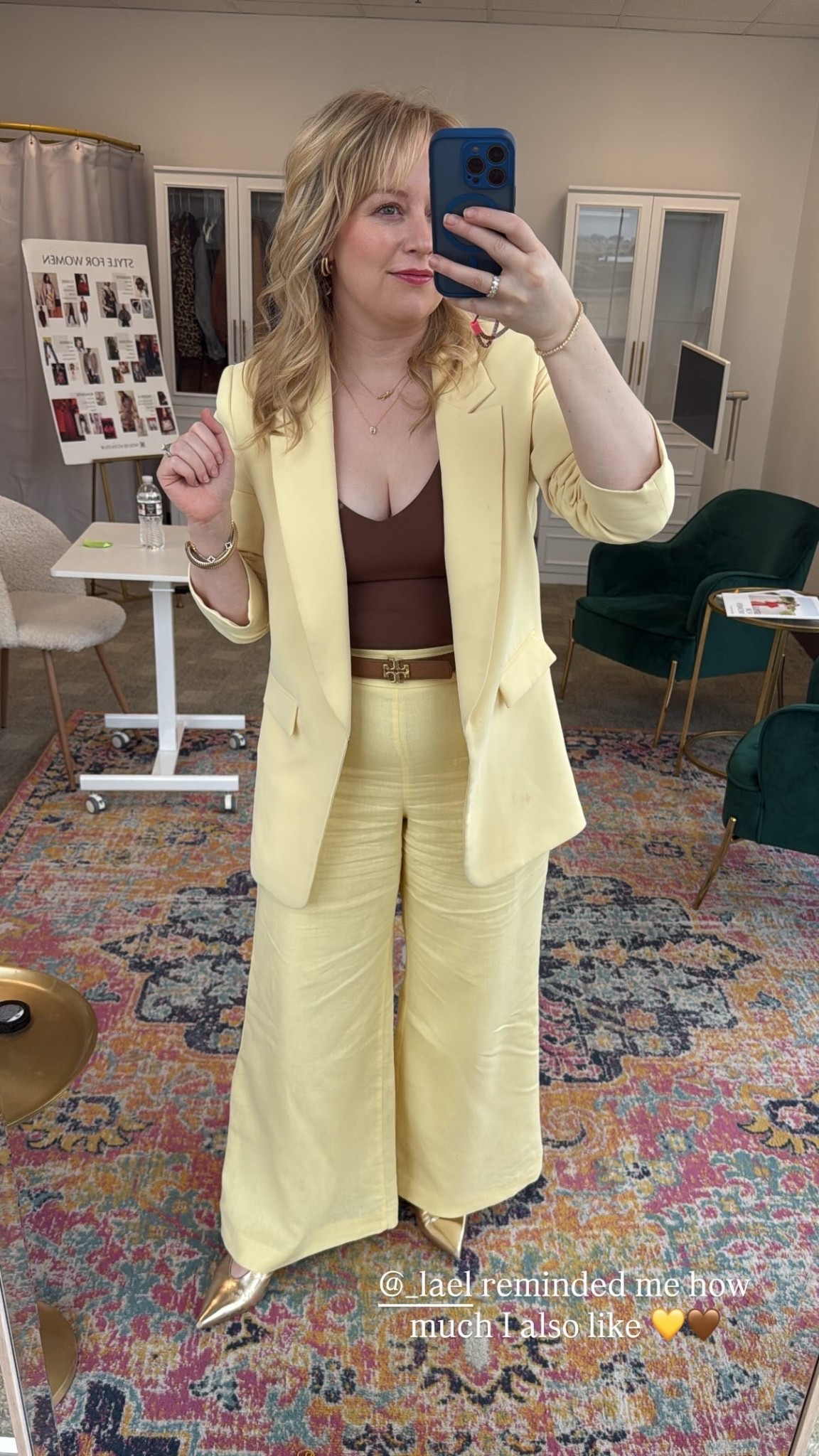 Already can’t get enough of these pants. They are a linen blend and lined. I am wearing the petite length. Although this jacket and pants weren’t intended to be a set, they do go together perfectly. #hocspring 

#LTKOver40 #LTKMidsize #LTKWorkwear