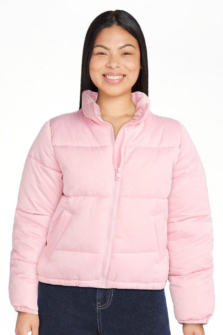 No Boundaries Puffer Jacket, Women's | Walmart (US)