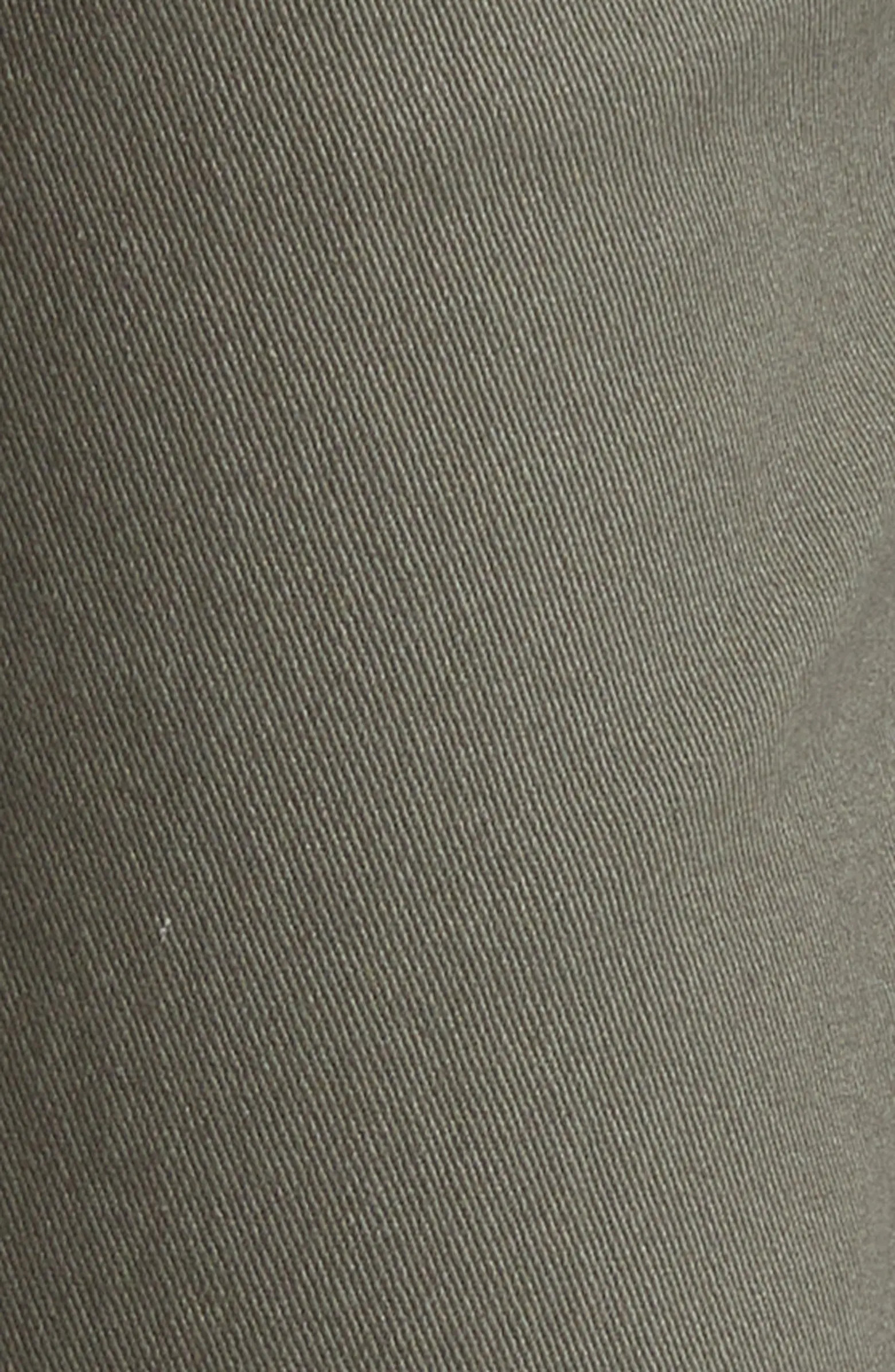 'Ab'Solution Skyrise Raw Hem Stretch Cotton Cargo Pants | Nordstrom