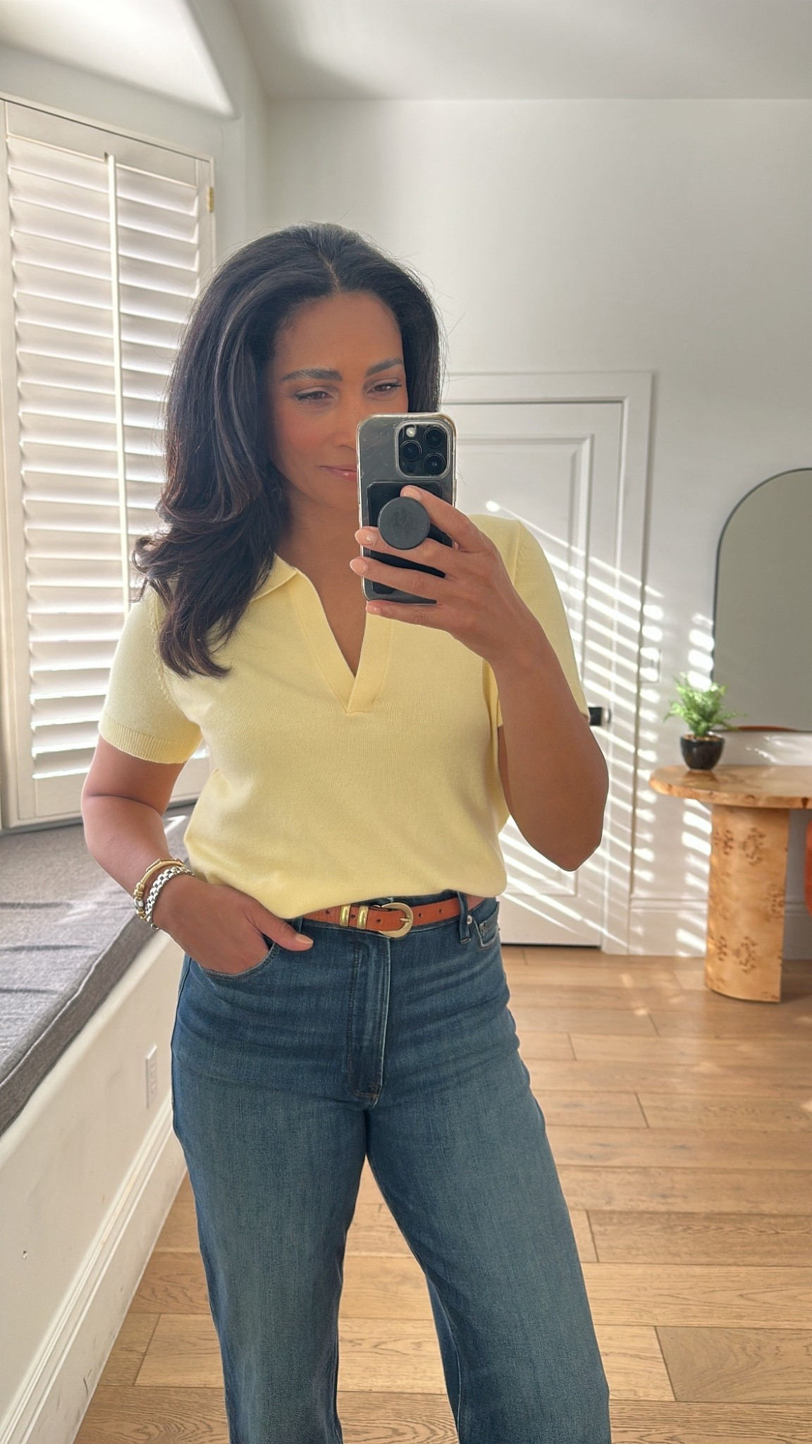 This sweater polo is great for in between weather and looks really polished!! All fit true to size.



#LTKOver40