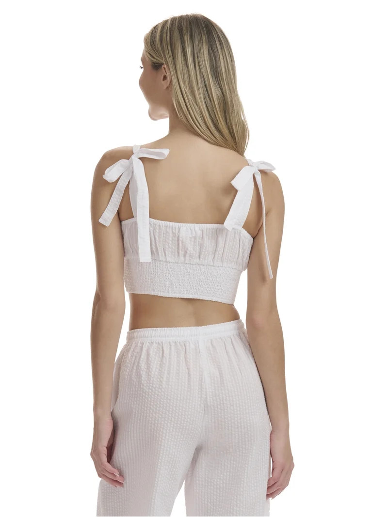Mills by Millie Bobby Brown Women's Tie Strap Tank Top, Sizes XXS-XXL | Walmart (US)