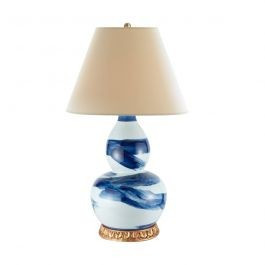 Bunny Williams Brush Stroke Lamp in Blue | The Well Appointed House, LLC