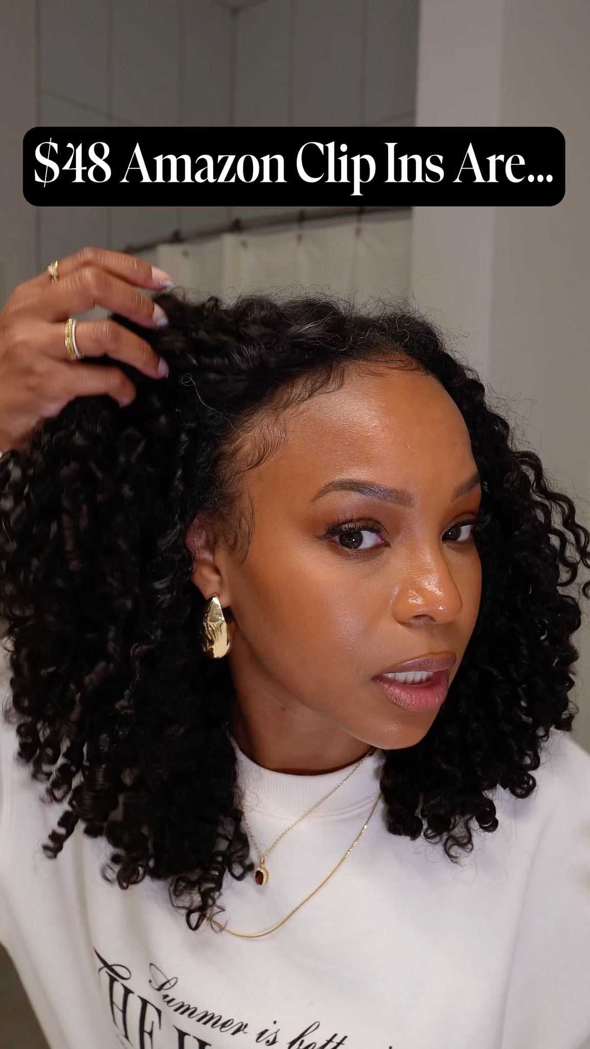 $48 AMAZON CLIP-IN FIND! #amazon #amazonhair #clipins #clipinextensions #amazonfinds #amazonbundles 

#LTKFindsUnder50 #LTKBeauty #LTKU