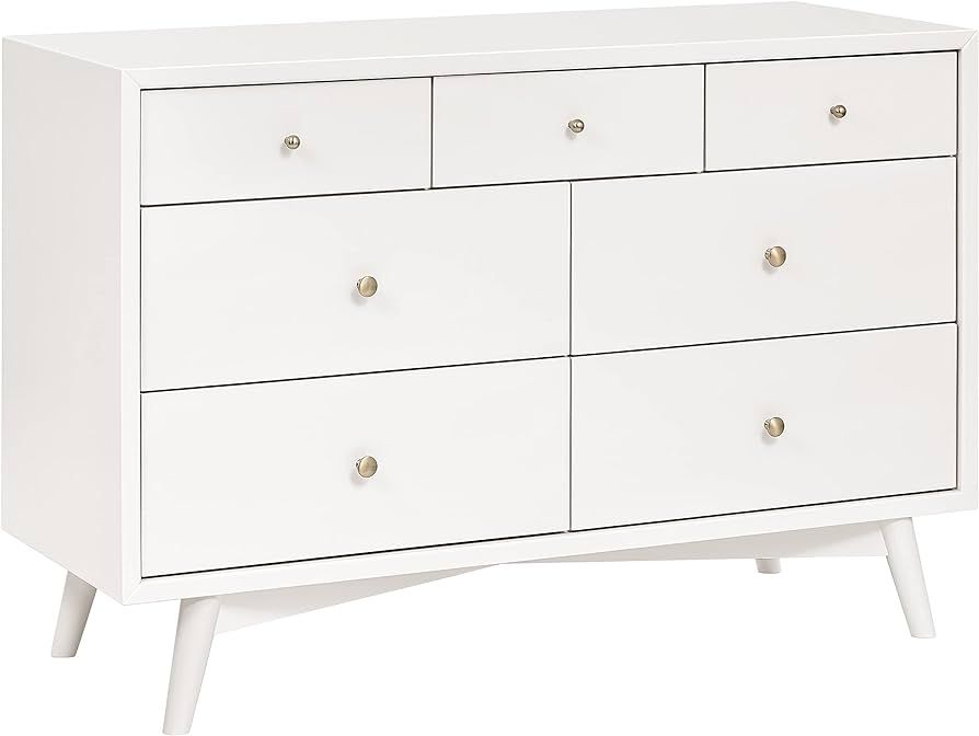 Babyletto Palma 7-Drawer Assembled Double Dresser in Warm White, Greenguard Gold Certified | Amazon (US)