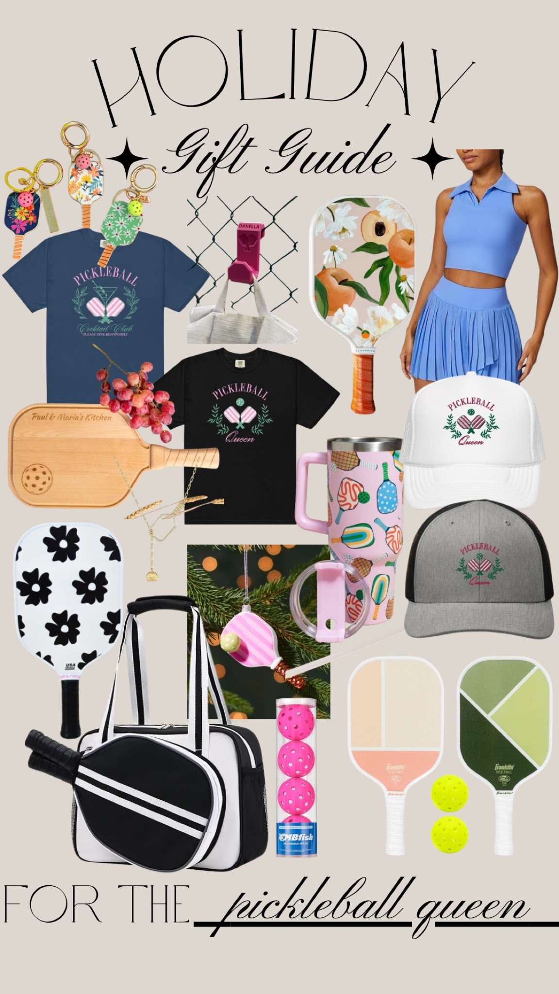 Christmas Gift Guide - for the pickleball queen, gifts for her, stocking stuffers 

#LTKGiftGuide #LTKActive #LTKCyberWeek