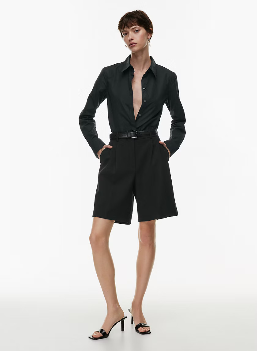 PLEATED BERMUDA SHORT | Aritzia