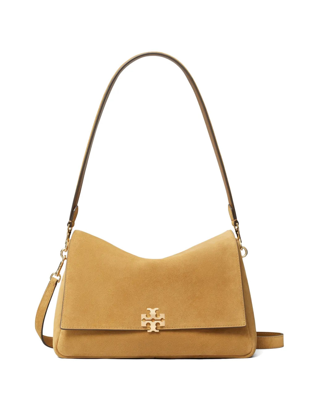 Tory Burch Charlie suede shoulder bag - Neutrals | Farfetch Global