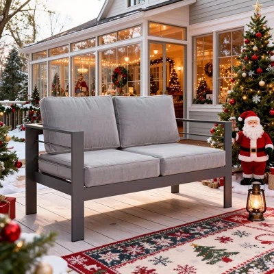 Outdoor Aluminum Loveseat | Wayfair North America