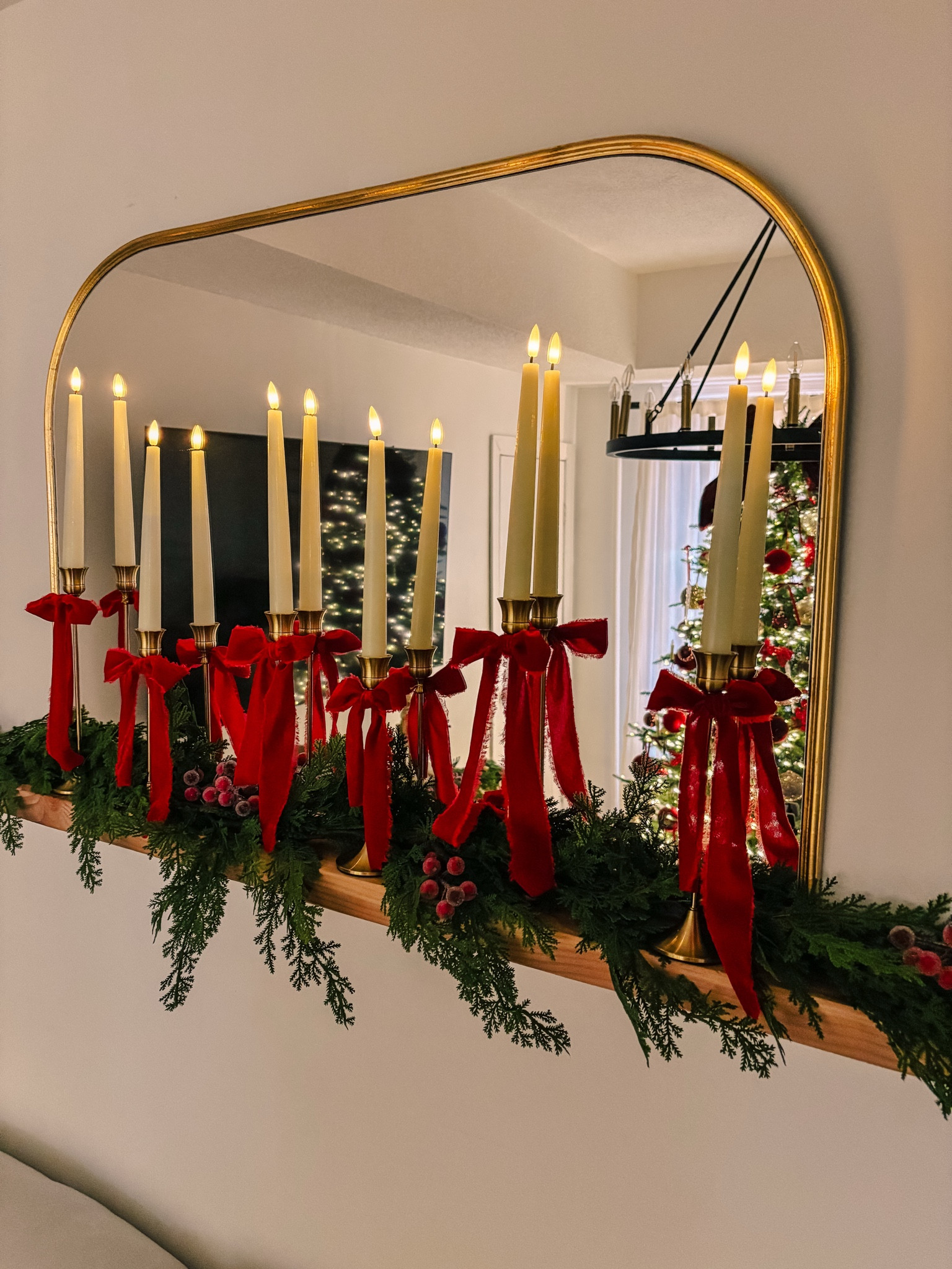 Mantel styling /shelf styling 