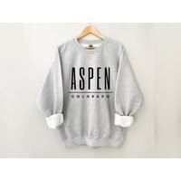 Aspen Sweatshirt, Colorado Shirt, Gift, Crewneck, Sweatshirt For Women | Etsy (US)