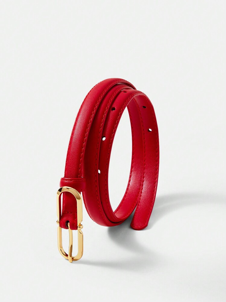 MOTF PREMIUM SLIM GOLDTONE BUCKLE BELT ELEGANT,SCHOOL | SHEIN