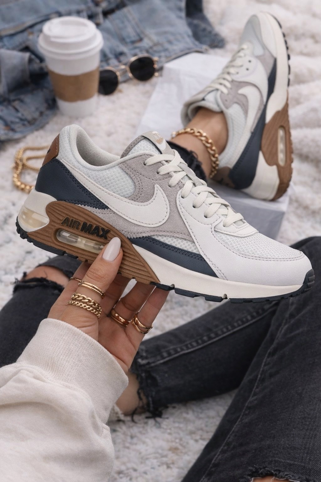 Nike Air Max 90 sneakers are one of my favorite everyday casual shoes right now. These neutral white, navy, and tan sneakers go with everything — jeans, leggings, athleisure, and travel outfits. The Air Max cushioning makes them super comfortable for walking, running errands, or long travel days. If you’re looking for cute sneakers that are stylish but still comfortable, these are a great option.

#nikesneakers #airmax90 #casualsneakers #cutesneakers #womensneakers #walkingshoes #athleisurestyle #everydaystyle #ltkshoecrush #ltkstyletip

#LTKActive #LTKfitnessgoals