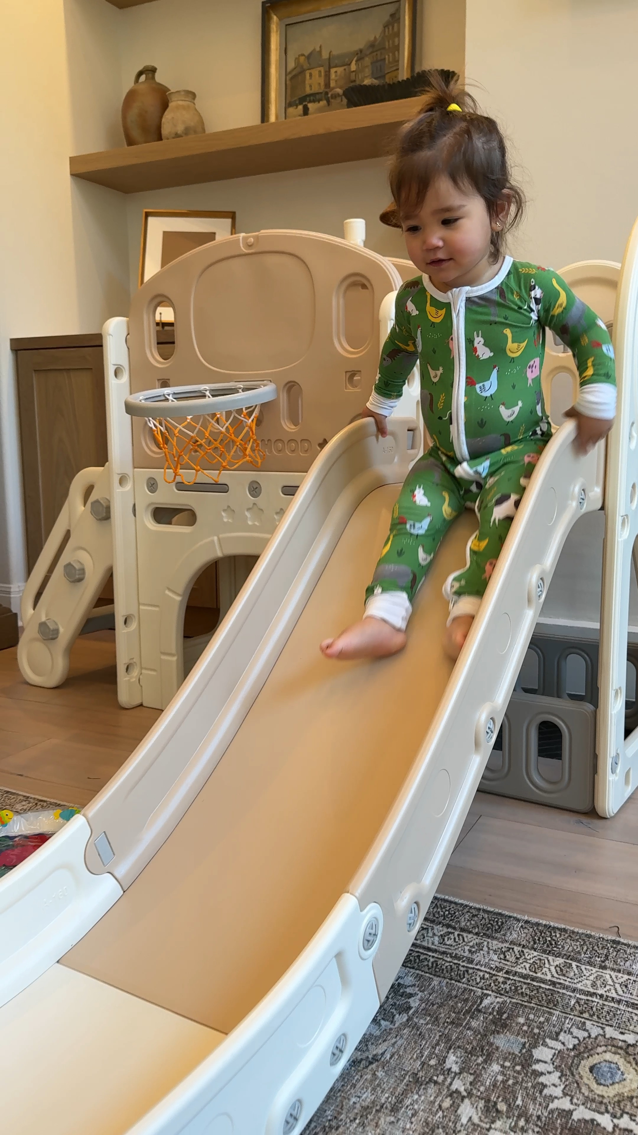 Lexi is almost 2 years old and still love this toddler slide and indoor play gym! 

#LTKKids #LTKGiftGuide #LTKBaby