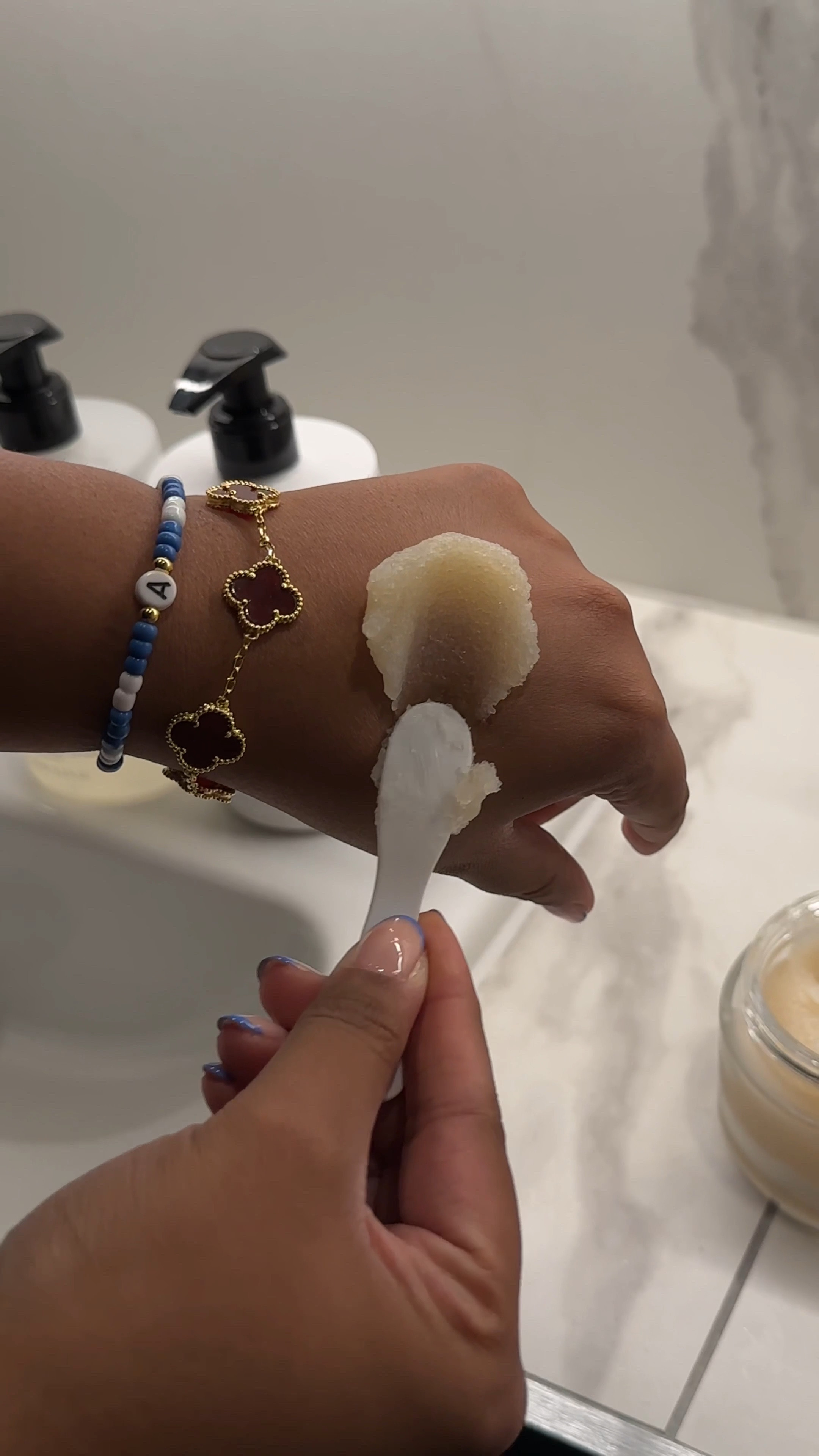 Mutha the nudist body scrub, hand scrub, nail video, nail transformation, manicure, healthy skin, skin scrub, Cult beauty, skincare, nail goals, glowing skin, natural beauty products 

#LTKeurope #LTKSeasonal #LTKstyletip