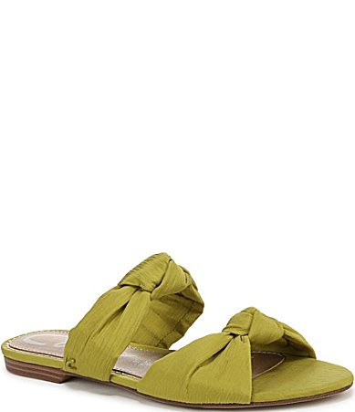 Circus NY by Sam Edelman Marissa Crinkle Satin Knotted Slide Sandals - 10 | Dillard's
