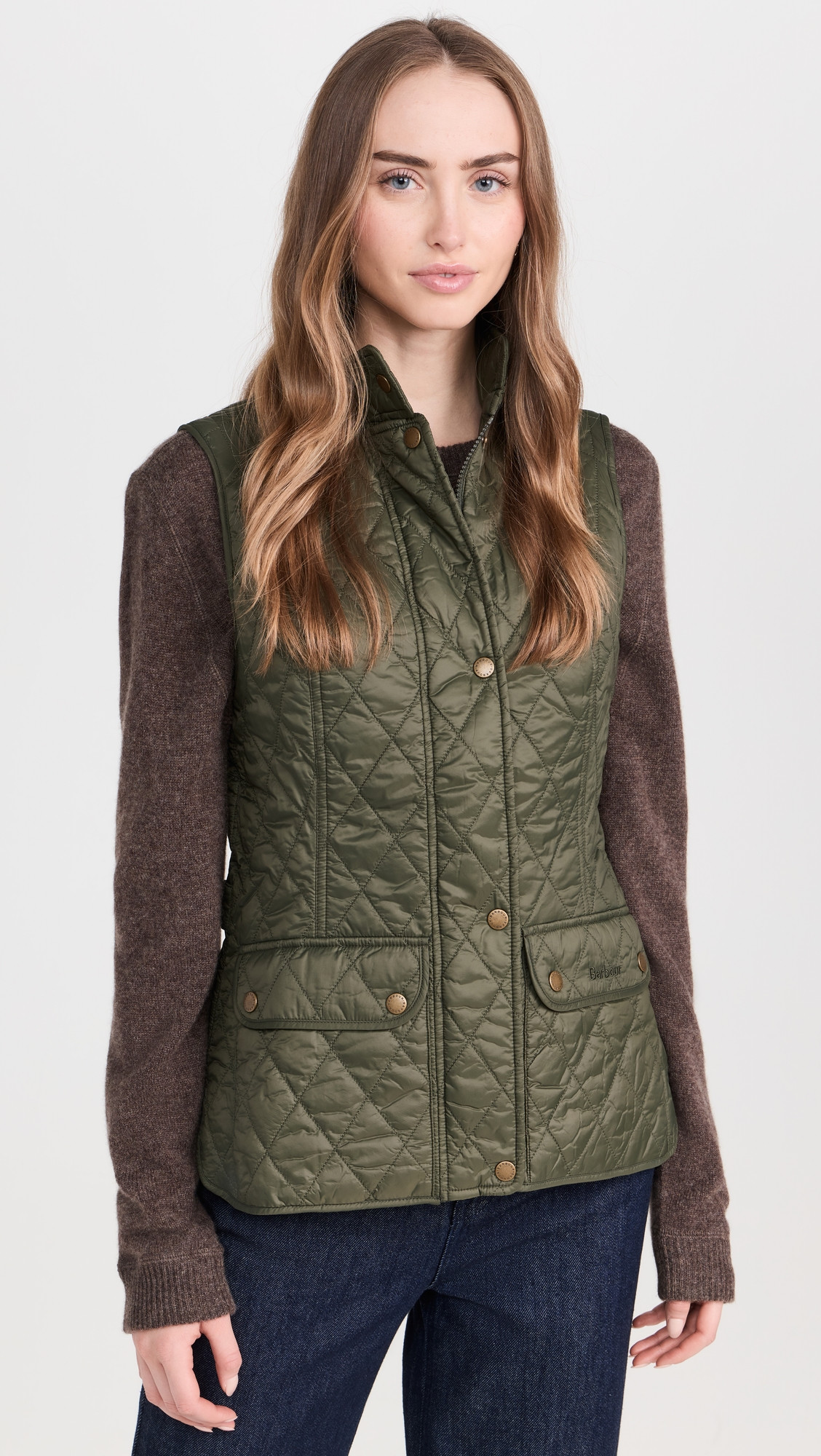 Barbour Barbour Otterburn Quilted Gilet Olive 4 | Shopbop