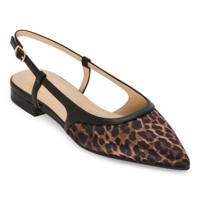 Liz Claiborne Samson Womens Pointed Closed Toe Ballet Flats | JCPenney