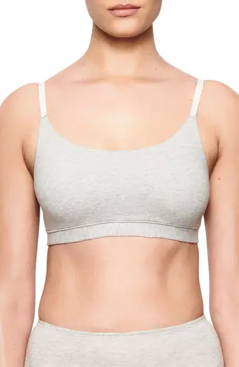 SKIMS Stretch Cotton Jersey Scoop Neck Bralette | Nordstrom | Nordstrom