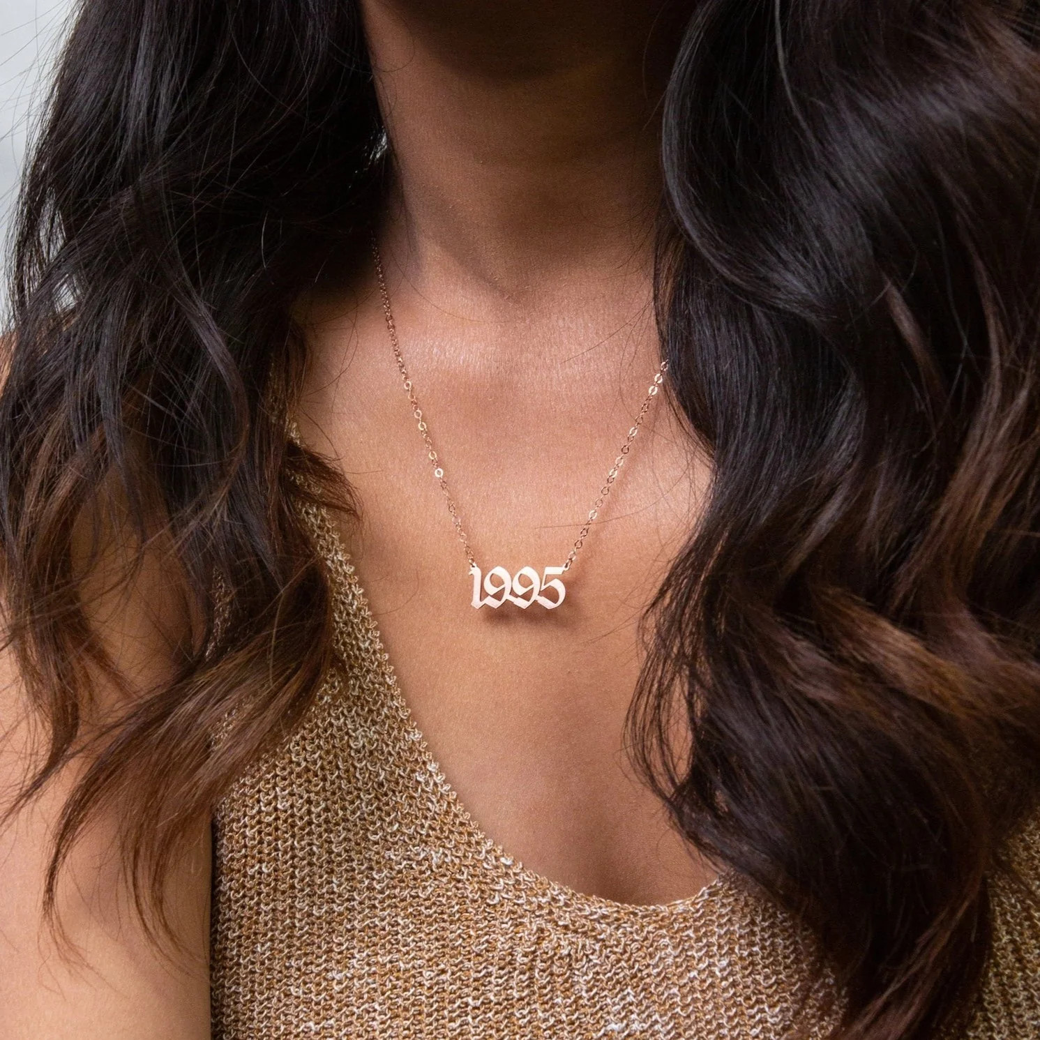 Year Necklace | Caitlyn Minimalist