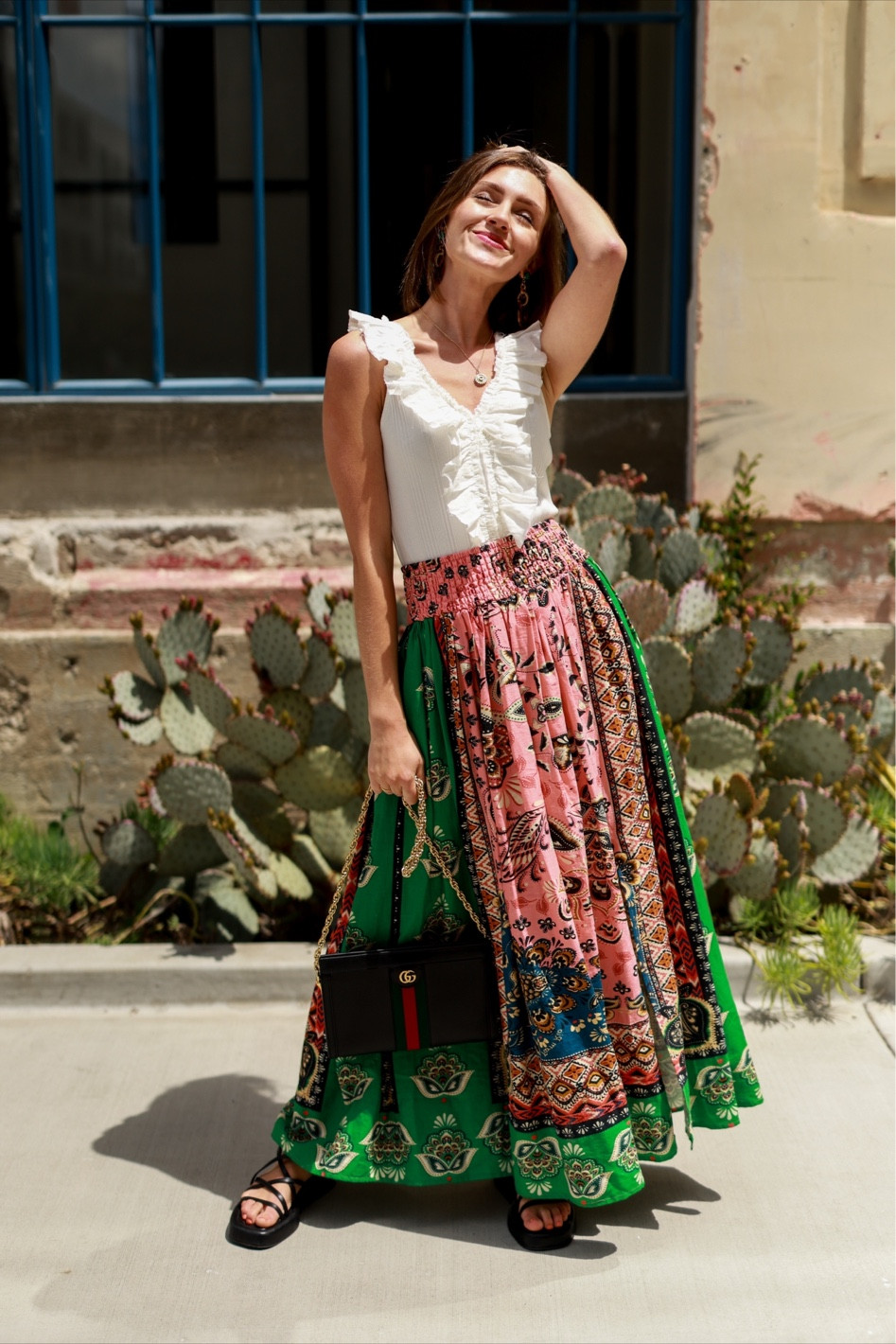 Maxi skirt // summer outfits // bump friendly // tank top // white tops // 

#LTKxAnthro #LTKunder100 #LTKbump