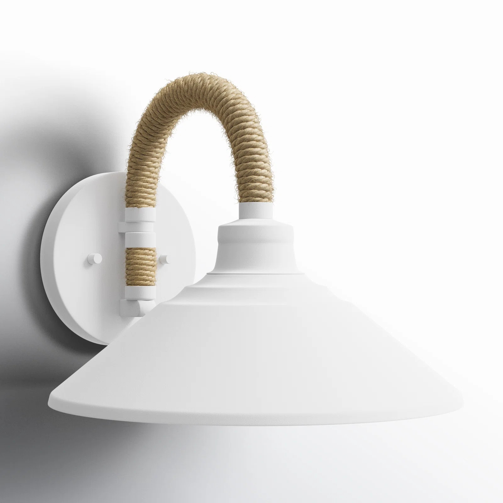 Birch Lane™ Reesie 1 - Light Dimmable Natural Black Barn Light & Reviews | Wayfair | Wayfair North America