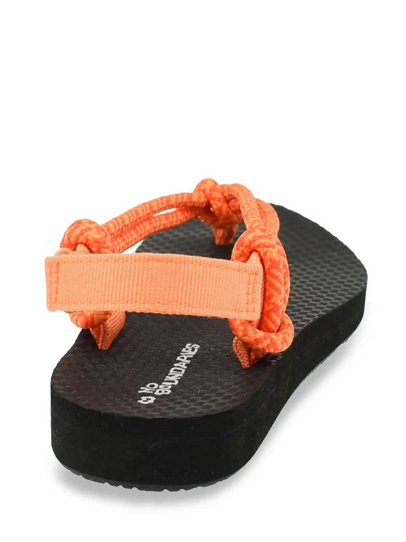 No Boundaries Women's Rope Thong Sandal | Walmart (US)