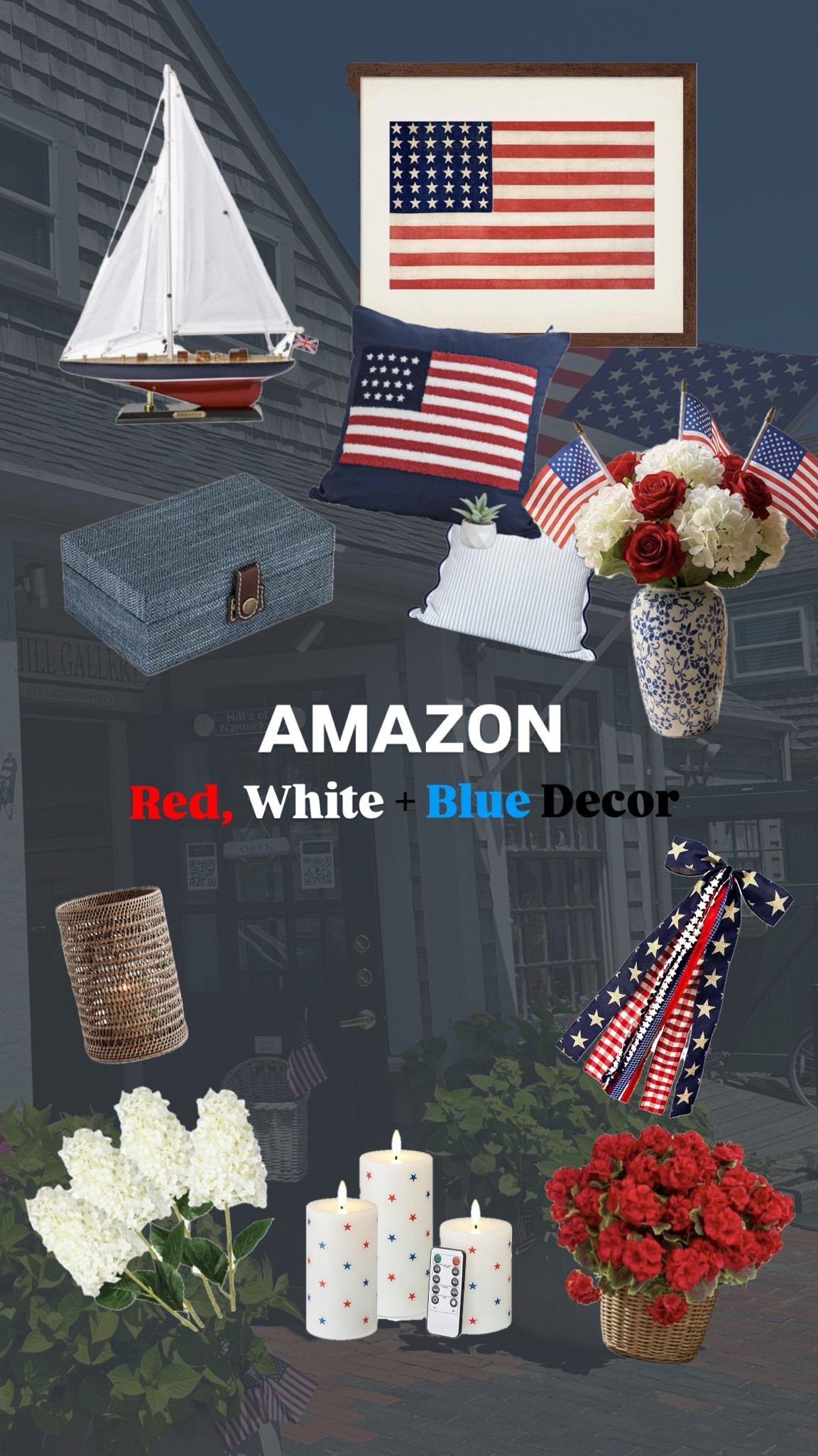 My favorite ❤️ 🤍 💙 home decor for summer and coastal vibes!

#LTKHome #LTKSeasonal