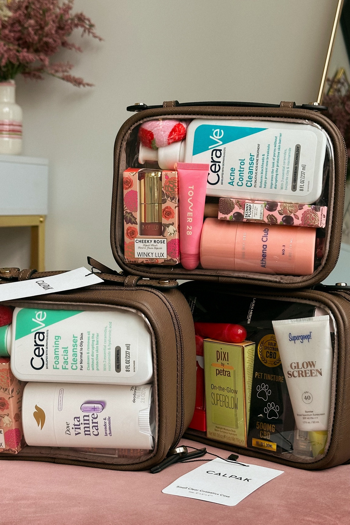 Travel clear cosmetic case and toiletries bag 

#LTKBeauty #LTKTravel #LTKItBag